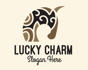 Tribal Primitive Horse logo design