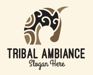 Tribal Primitive Horse logo design