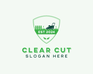 Lawn Mower Gardening logo design