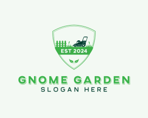 Lawn Mower Gardening logo design