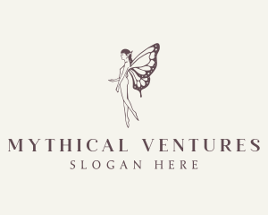 Flying Beauty Fairy logo design