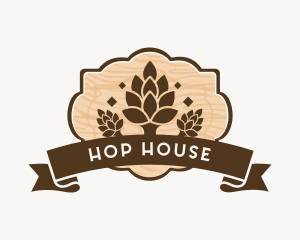 Hop Plant Brewery logo design