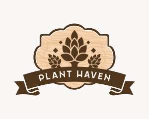 Hop Plant Brewery logo design