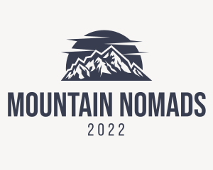 Mountain Travel Wordmark logo design