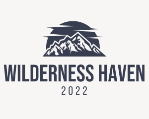 Mountain Travel Wordmark logo