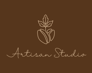 Organic Coffee Bean logo design