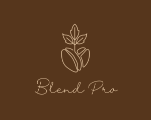 Organic Coffee Bean logo design