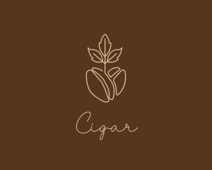 Organic Coffee Bean logo design