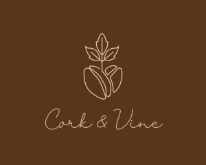 Organic Coffee Bean logo design