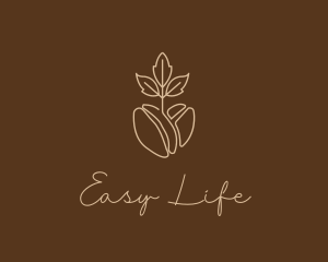 Organic Coffee Bean logo design