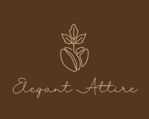 Organic Coffee Bean logo design