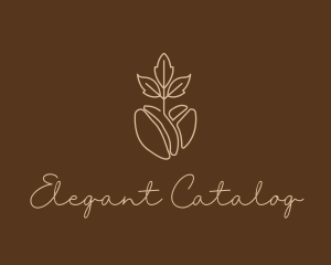 Organic Coffee Bean logo design