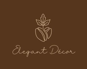 Organic Coffee Bean logo design