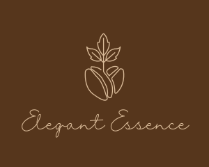 Organic Coffee Bean logo design