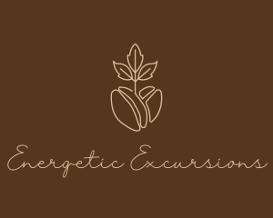 Organic Coffee Bean logo design