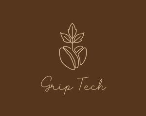 Organic Coffee Bean logo design