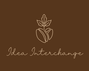 Organic Coffee Bean logo design