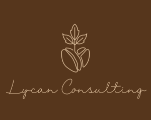 Organic Coffee Bean logo design