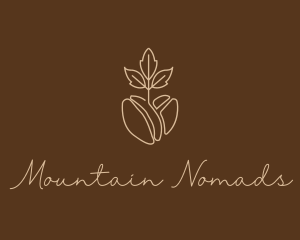 Organic Coffee Bean logo design