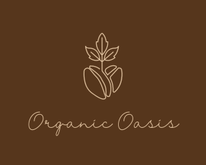 Organic Coffee Bean logo design