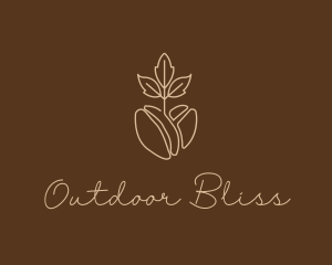 Organic Coffee Bean logo design