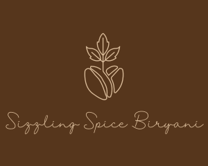 Organic Coffee Bean logo design