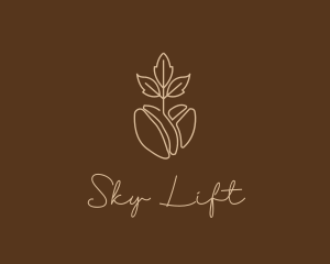 Organic Coffee Bean logo design