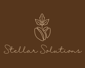 Organic Coffee Bean logo design