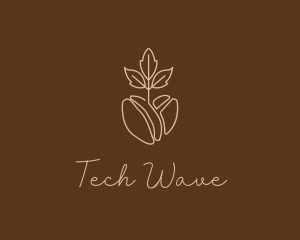 Organic Coffee Bean logo design