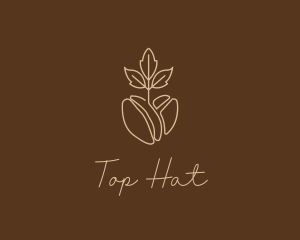 Organic Coffee Bean logo design