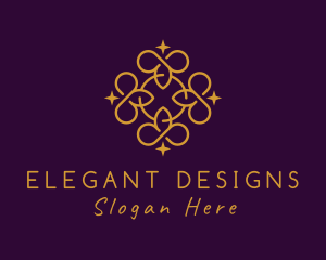 Golden Elegant Pattern logo design