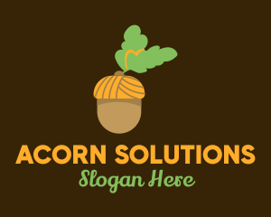 Acorn Oak Nut logo