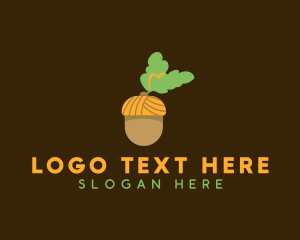 Organic Acorn Nut logo