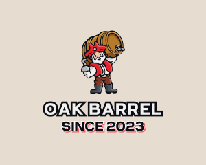 Pirate Beer Barrel  logo