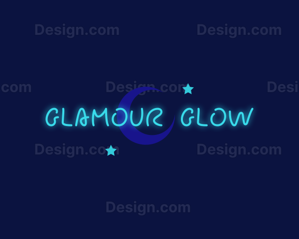 Neon Glow Stars Logo