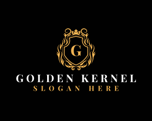 Elegant Luxury Crown  logo design