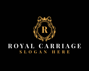 Elegant Luxury Crown  logo design