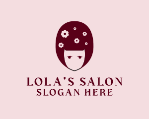 Flower Hair Salon  logo design