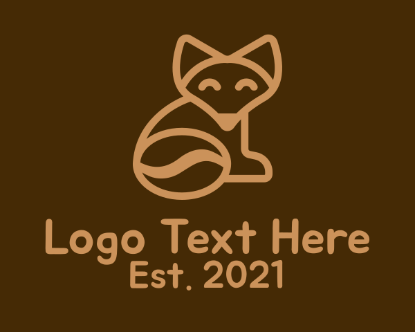 Fox Tail Coffee Bean logo