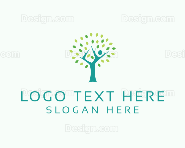 Holistic Yoga Tree Logo