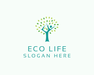 Holistic Yoga Tree logo design