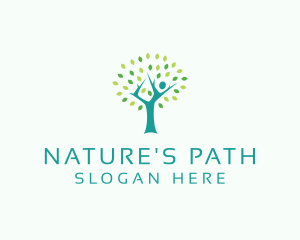 Holistic Yoga Tree logo design