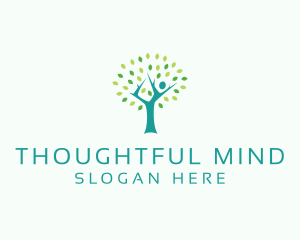 Holistic Yoga Tree logo design