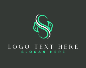 Organic Herbal Leaf logo