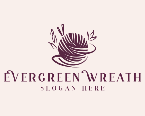 Yarn Knitting Thread logo design