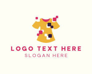 Creative Shirt Pixel Logo