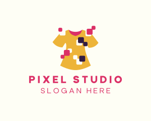 Creative Shirt Pixel logo