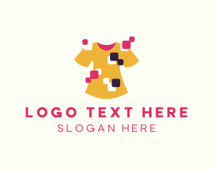 Garment - Creative Shirt Pixel logo design
