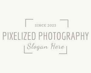 Simple Photography Business logo design