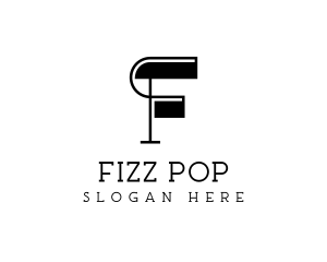 Retro Fashion Clothing Letter F logo design